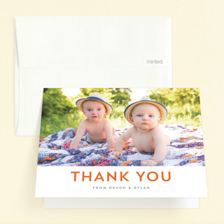 Plus Children's Birthday Party Thank You Cards