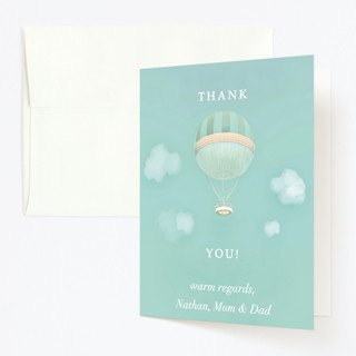 First Lift Off Children's Birthday Party Thank You Cards