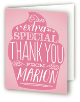 Tasty Type Children's Birthday Party Thank You Cards