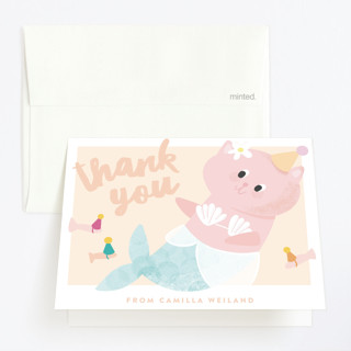 Merkitty Children's Birthday Party Thank You Cards