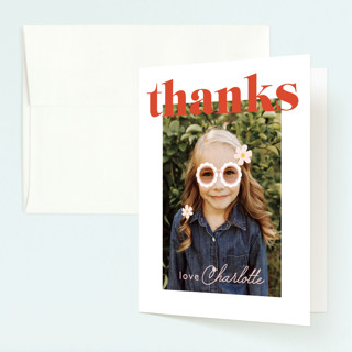 Let's get groovy Children's Birthday Party Thank You Cards