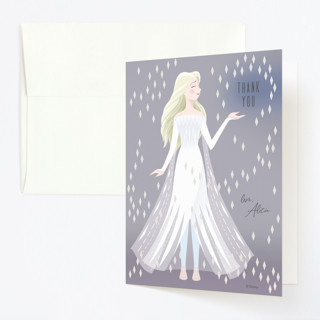 Disney's Elsa It’s Magical Children's Birthday Party Thank You Cards