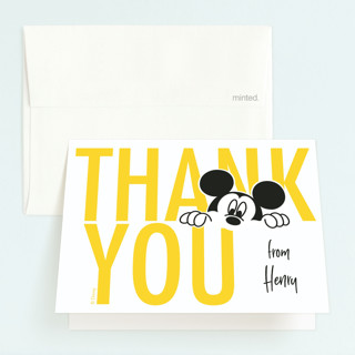 Disney's Mickey Mouse Birthday Fun Children's Birthday Party Thank You Cards