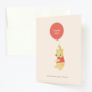 Disney's Pooh Bear Birthday Children's Birthday Party Thank You Cards