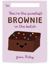 Brownie Points Classroom Valentine's Day Cards