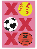 Sporty Classroom Valentine's Day Cards