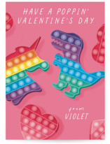 Poppin' Valentines Classroom Valentine's Day Cards