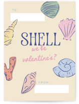 Shell we? Classroom Valentine's Day Cards