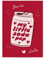 My little soda pop Classroom Valentine's Day Cards