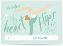 Heart Flips Classroom Valentine's Day Cards