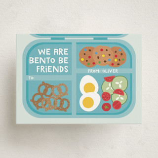 Bento be friends Classroom Valentine's Day Cards