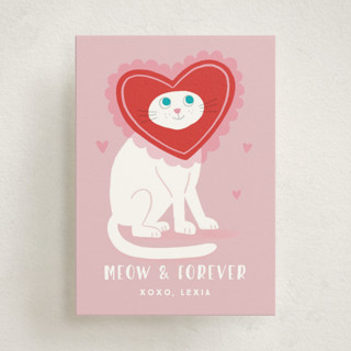 Meow and Forever Classroom Valentine's Day Cards