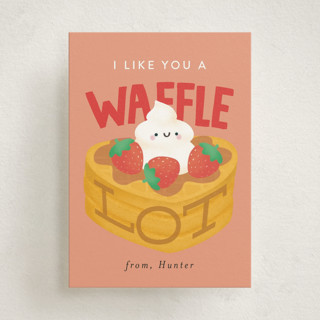 Waffle Lot Classroom Valentine's Day Cards