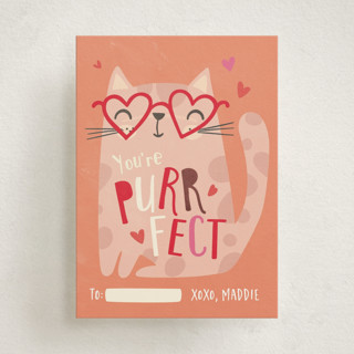 Purrfect... Classroom Valentine's Day Cards