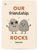 Our Friendship Rocks Classroom Valentine's Day Cards