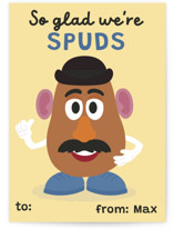 Disney And Pixar's Mr. Potato Head Best Spuds Classroom Valentine's Day Cards