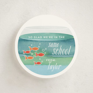 School Of Fish Classroom Valentine's Day Cards