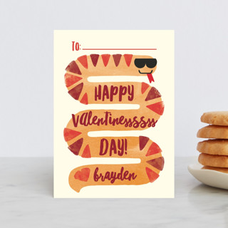 Cool Snake Classroom Valentine's Day Cards