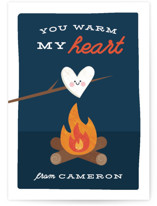 Warm heart Classroom Valentine's Day Cards