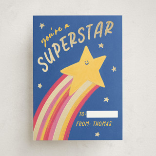 Superstar Valentine Foil-Pressed Classroom Valentine's Day Cards