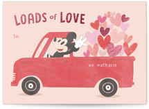 Disney's Mickey loads of love Foil-Pressed Classroom Valentine's Day Cards