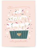 You're Sweet Foil-Pressed Classroom Valentine's Day Cards