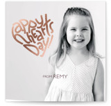 Hearts Day Foil-Pressed Classroom Valentine's Day Cards