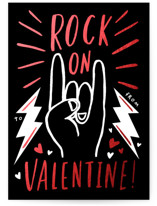 Rock on Foil-Pressed Classroom Valentine's Day Cards