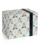 DAD Personalized Wrapping Paper Sheets
