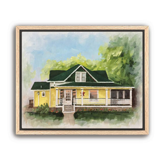 Painterly House Portrait, 11x14