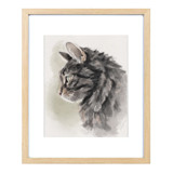 Custom Printed Digital Pet Portrait, 8x10in., Painting Commission Commissioned Original Painting