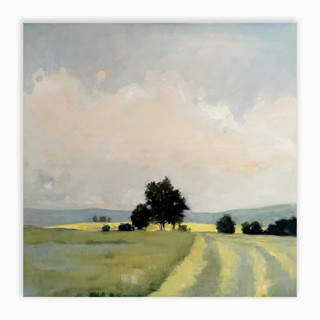 Custom Landscape 36 x 36 Oil Painting Commission Commissioned Original Painting