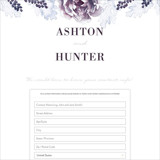 Digital Wedding Address Collection Cards