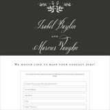 Digital Wedding Address Collection Cards