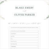 Digital Wedding Address Collection Cards