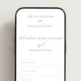 Digital Wedding Address Collection Cards