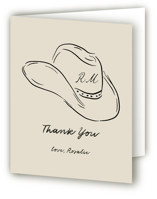 Lariat Bachelorette Party Thank You Cards