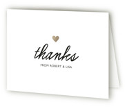 Small Heart Engagement Party Thank You Cards