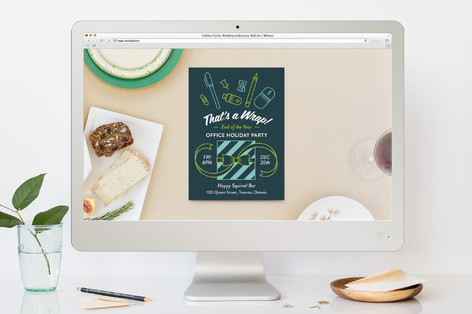 That's A Wrap! Holiday Party Online Invitations