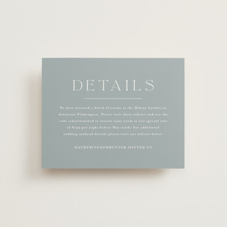 Modern Crest Direction Cards