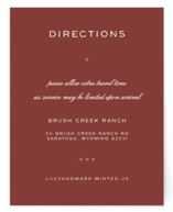 Rose Ink Direction Cards