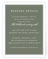 Greenery crest Direction Cards