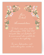 spring draped garland Direction Cards