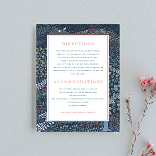 Woodland Garden Direction Cards