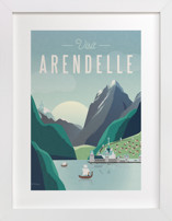 Visit Arendelle Disney Art Prints