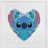 Botanical Stitch Disney Art Prints