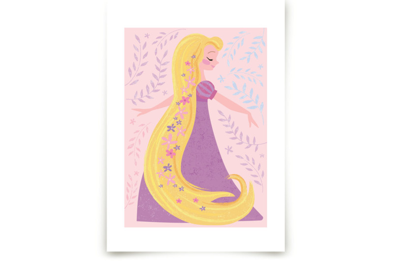 Disney Dreaming Rapunzel Disney Art Prints by Angela Thompson Minted