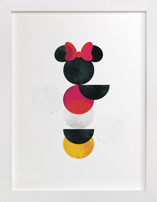 Disney Minimalist Minnie Mouse Disney Art Prints