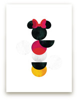 Disney Minimalist Minni... by Anna Joseph