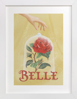 Disney's Belle Rose Disney Art Prints